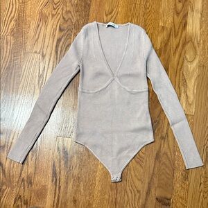 Abercrombie & Fitch V-Neck Sweater Bodysuit
